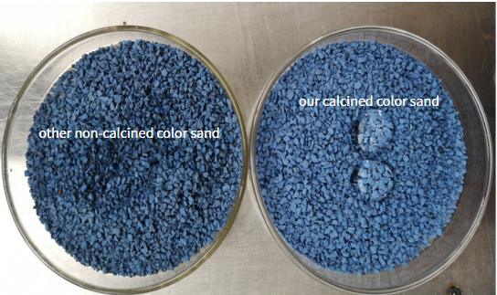 Top Quality High-Temperature Calcined Colored Art Ceramic Sand