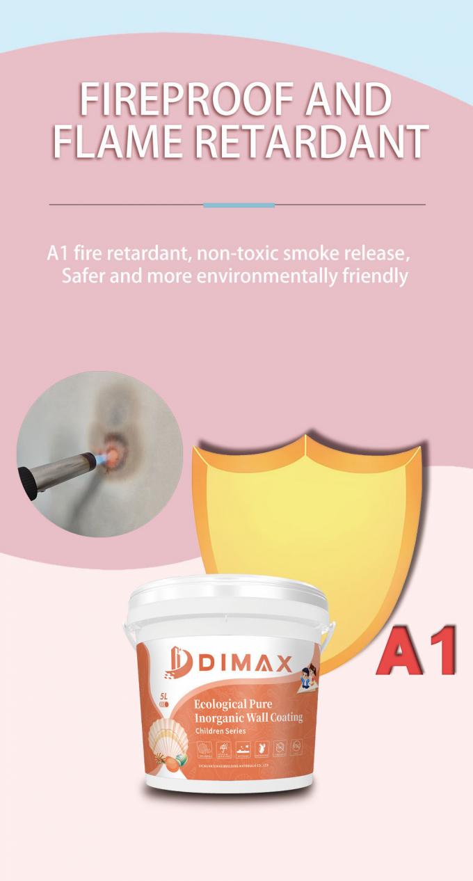Decomposes Formaldehyde Zero Voc&Formaldehyde No Chemical Kids′ Room Interior Wall Painting